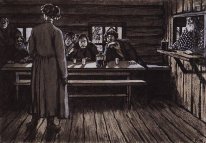 Illustration For Singers By Ivan Turgenev 1908