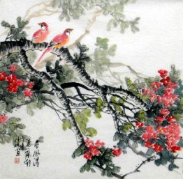 Birds-Flower - Chinese Painting