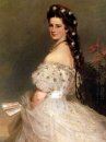 Impératrice Elisabeth d'Autriche en robe de danse