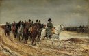1814. Campagne de France (Napoleão e sua equipe voltando de