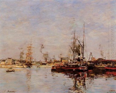 Ingresso al porto di Le Havre 1889