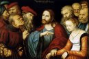Kristus och adulteressen 1532
