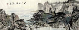 Bergen, water - Chinees schilderij