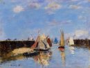 Le port de Trouville 1886