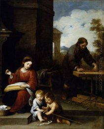 The Holy Family With The Infant St John The Baptist 1670