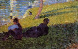 Study For Un Dimanche Après Midi à L île De La Grande Jatte 1884