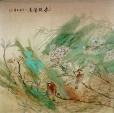 Birds & Flowers - Chinesische Malerei