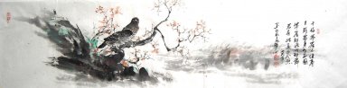 Ciruelo y aves - la pintura china