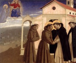 Meeting Of St Francis And St Dominic