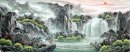Waterval - Chinees schilderij