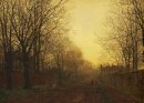 Wimbledon Park Autumn After Glow 1866