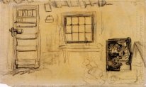 Studi Of The Interior Of A Cottage Dan A Sketch Of The Potato