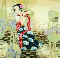 Beautiful Lady - Chinese Painting