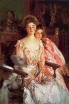 La signora Fiske Warren Gretchen Osgood E Sua Figlia Rachel 1903