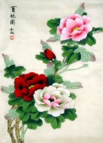 Pivoine - Peinture chinoise