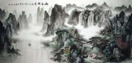 Mountain, river - Chinese Painting