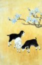Schapen - Chinees schilderij