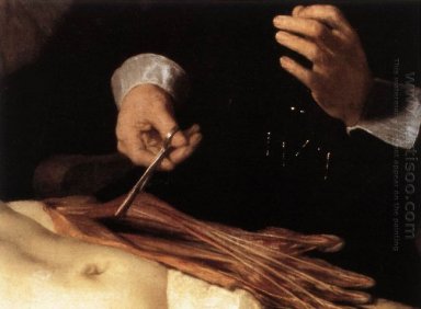 La leçon d\'anatomie du docteur Nicolaes Tulp Fragment 1632