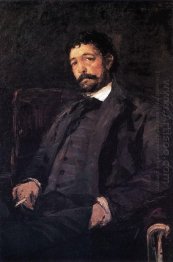 Portrait Of Italian Singer Angelo Masini 1890