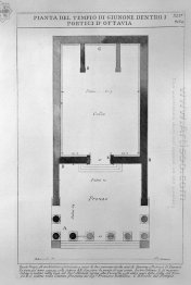 The Roman Antiquities T 4 Plate Xliv Plan Of The Temple Of Juno