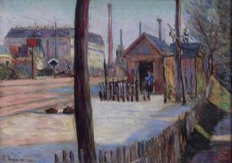 Railway Junction Near Bois Colombes 1886