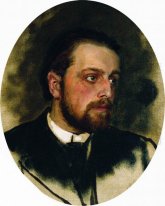 Portrait Of Writer Vladimir Grigorievich Chertkov 1890