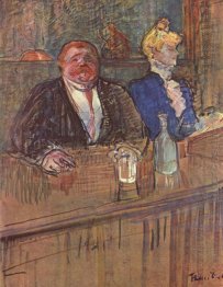 At The Cafe The Customer And The Anemic Cashier 1898