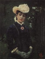 Portrait Of E K Deryagina 1879