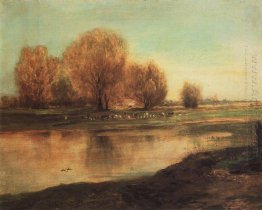 willow by the pond 1872