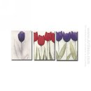 Hand-painted Abstract Oil Painting - Set of 3