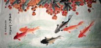 Fish & Bayberry - Pintura Chinesa