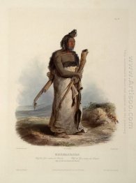 Mexkemahuastan, Chief of the Gros-Ventres of the Prairies, plate