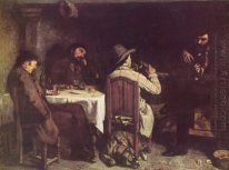 Na het diner in Ornans 1849