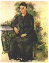 Madame Cezanne en el jardín