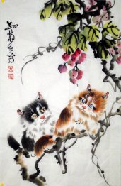 Cat - Chinese Painting