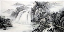 Waterfall- Chinese Painting