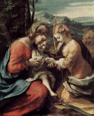 Il matrimonio mistico di Santa Caterina d\'Alessandria 1518