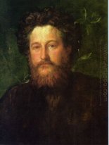 Portret van William Morris 1870