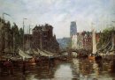 Rotterdam Le Pont De Bourse 1876