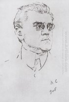 Portrait Of I M Moskvitin 1908