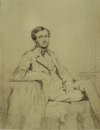 Portrait Of Eugene Lacheur 1852