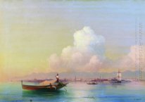 View Of Venice From Lido 1855