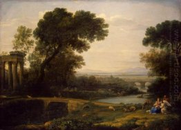 Landscape With The Rest On The Flight Into Egypt 1666