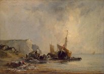 Boats by the Normandy Shore