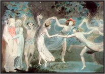 Oberon Titania e Puck Con Fairies Danza