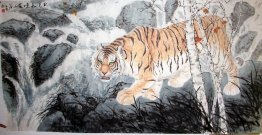 Tiger - la pintura china