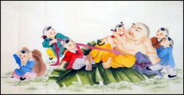 Buddhist figures - Chinese Painting