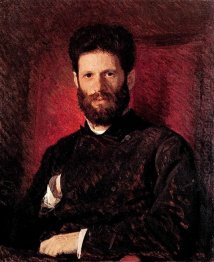 Portrait Of Sculptor Mark Matveevitch Antokolsky 1876