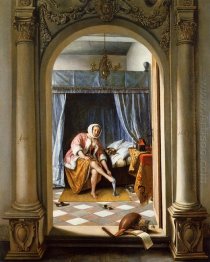 Woman At Her Toilet 1663 Woman At Her Toilet 1663