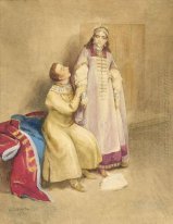 Лжедмитрий I и принцесса Ксения Годунова